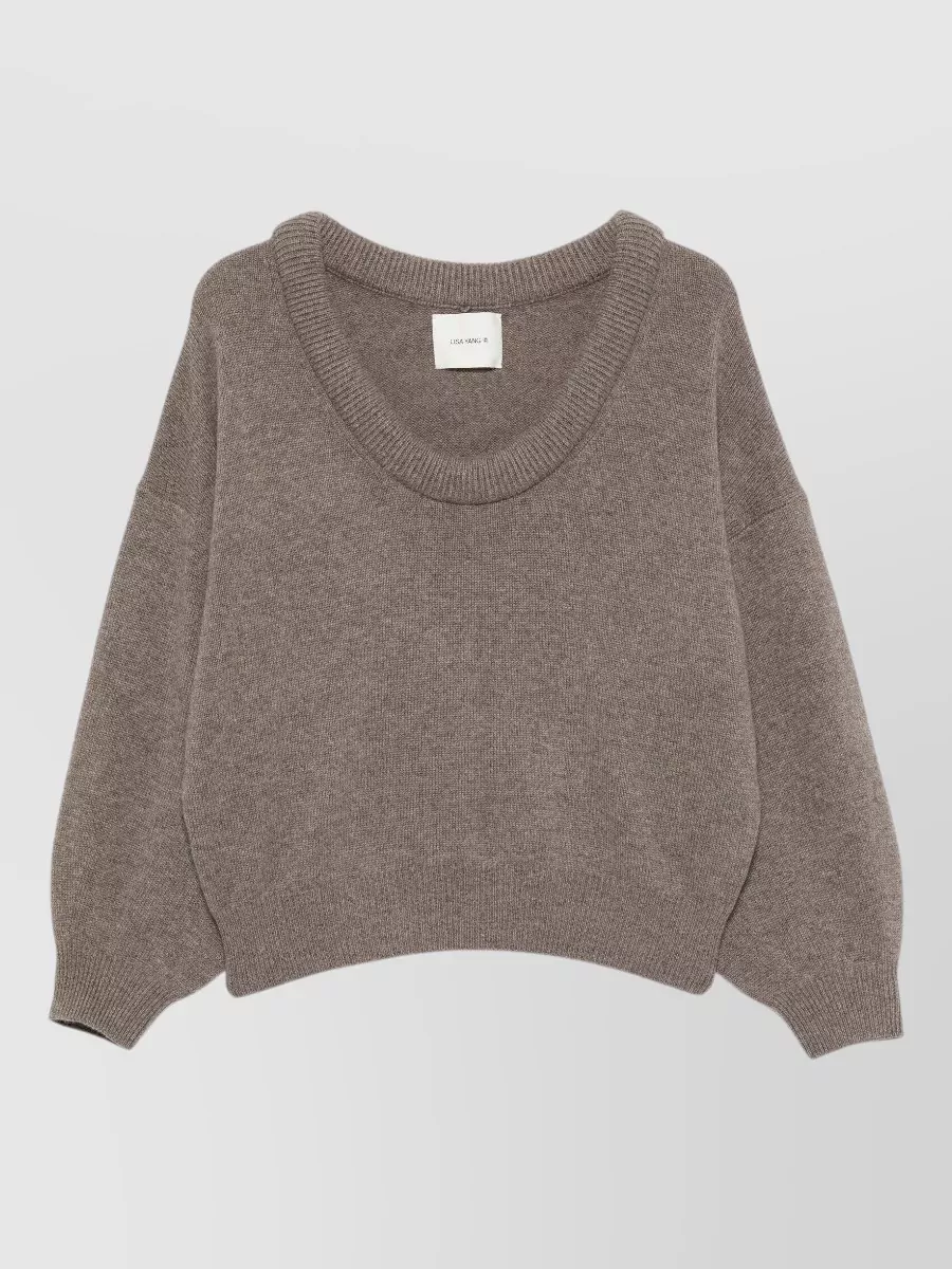 Lisa Yang Cashmere off-shoulder sweater