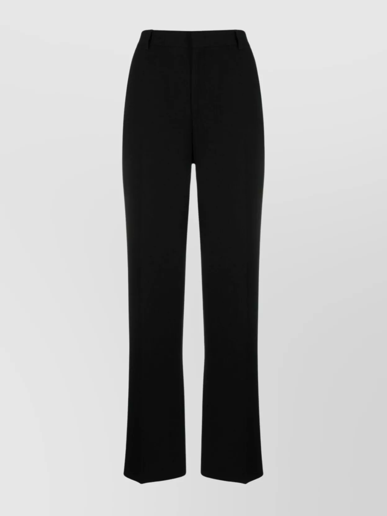 Filippa K High Waist Wide Leg Trousers With Belt Loops In Black