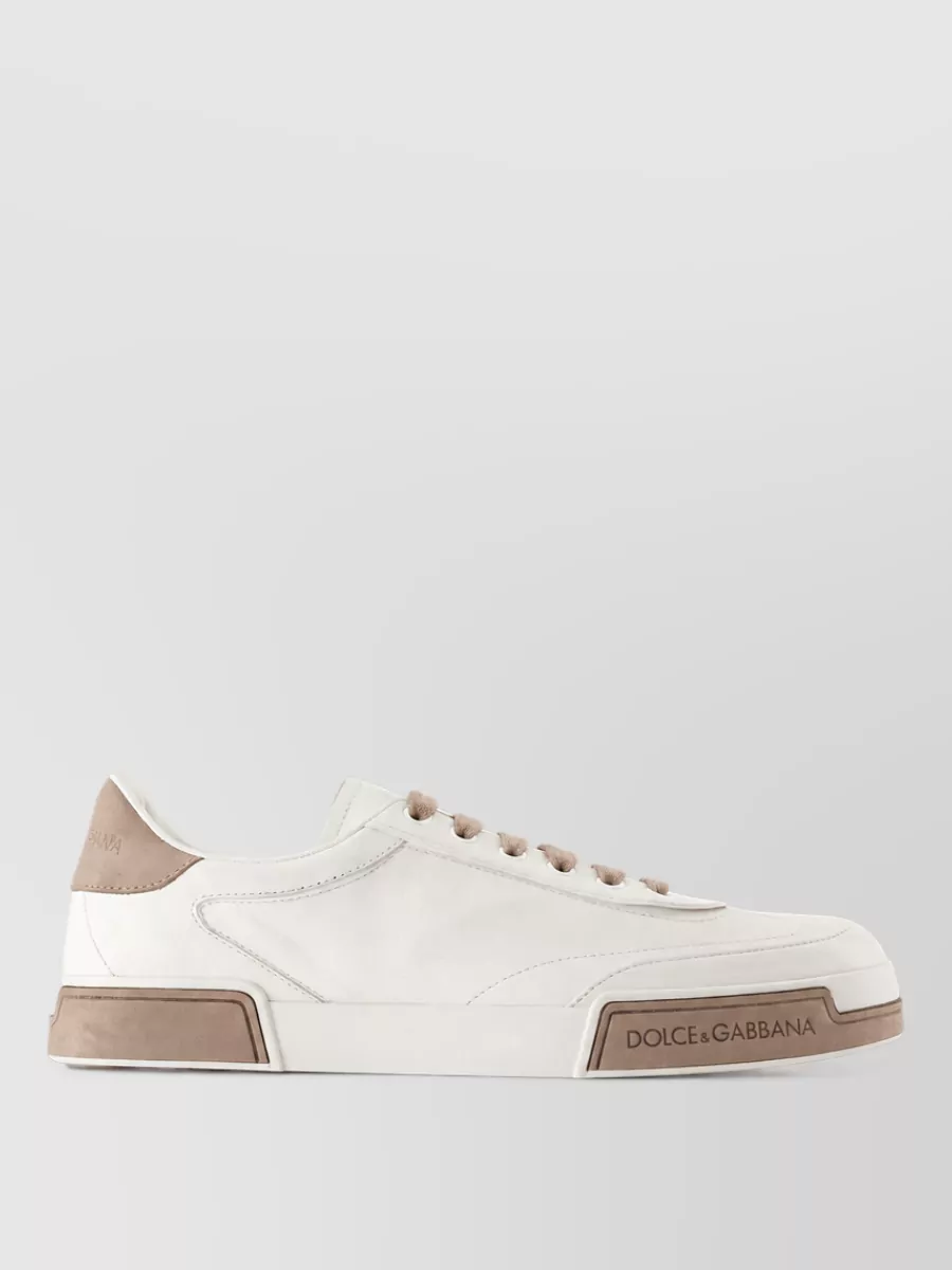 Dolce&Gabbana Leather Low-Top Sneakers