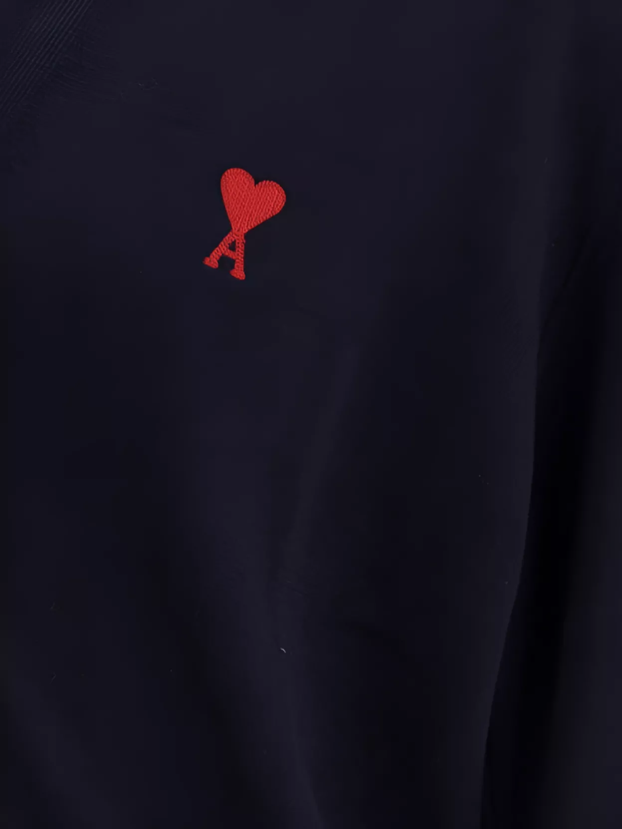Shop Ami Alexandre Mattiussi Branded Wool V-neck Cardigan