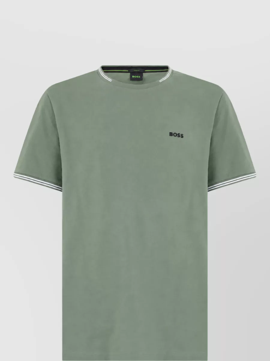 Boss Logo-Embroidered Short-Sleeve T-Shirt