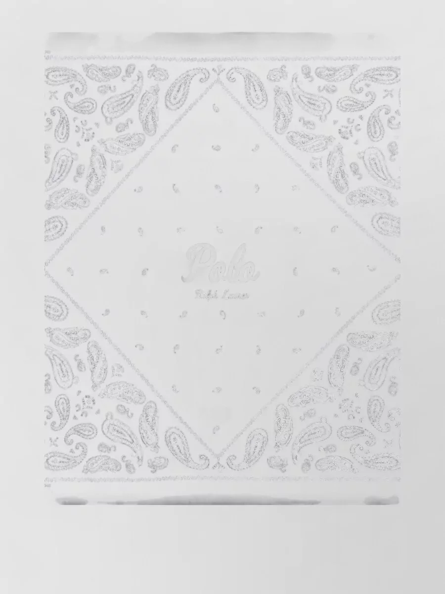 Ralph Lauren Paisley Cotton Scarf