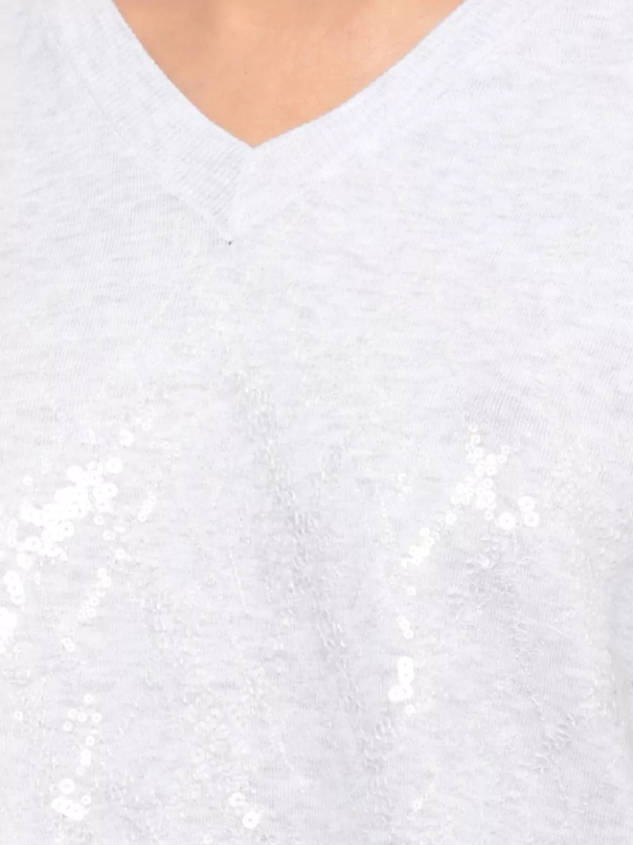 Panicale V-Neck Short-Sleeve Cotton T-Shirt