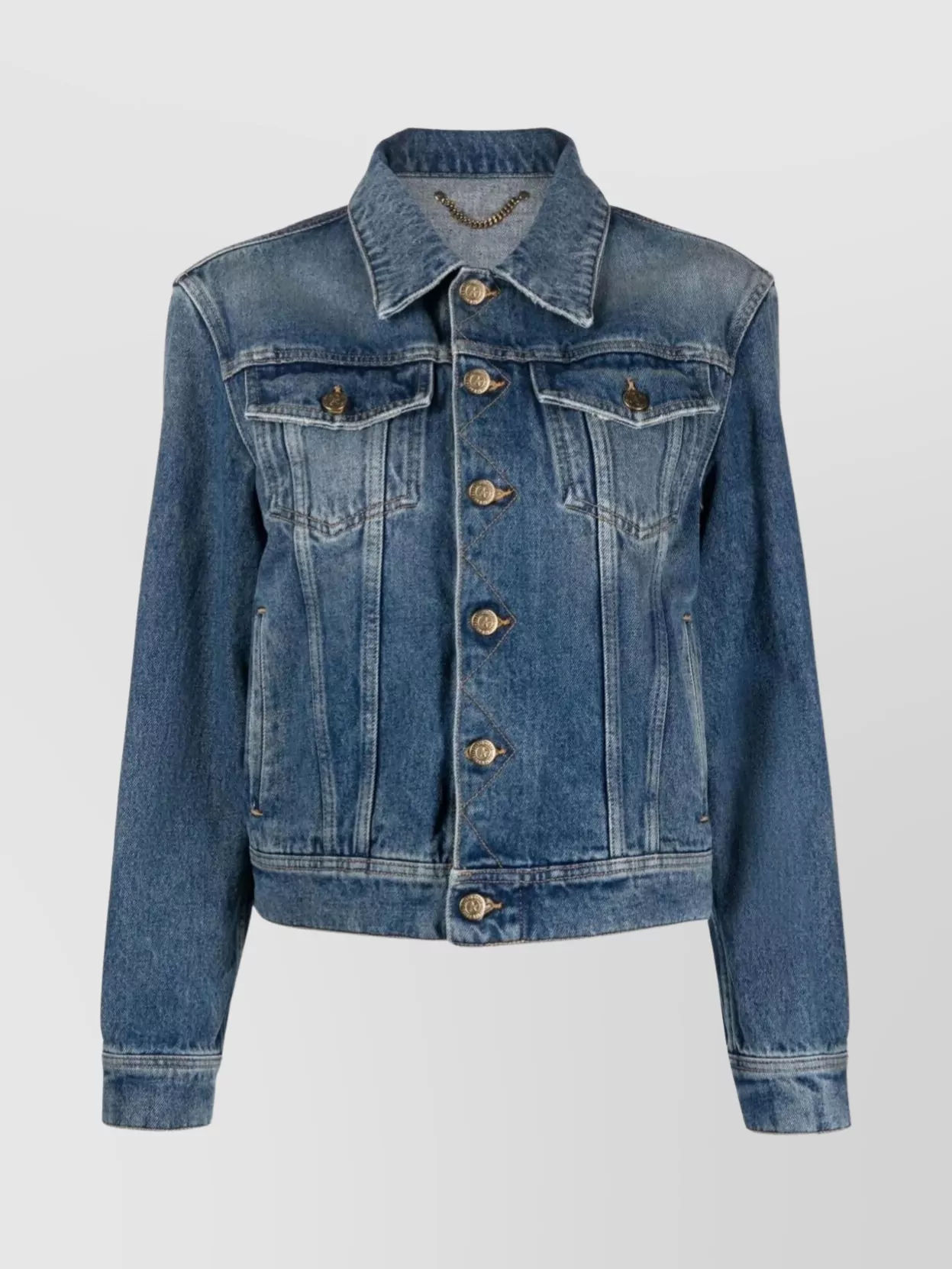 Golden Goose Regular Chest Pockets Denim Jacket