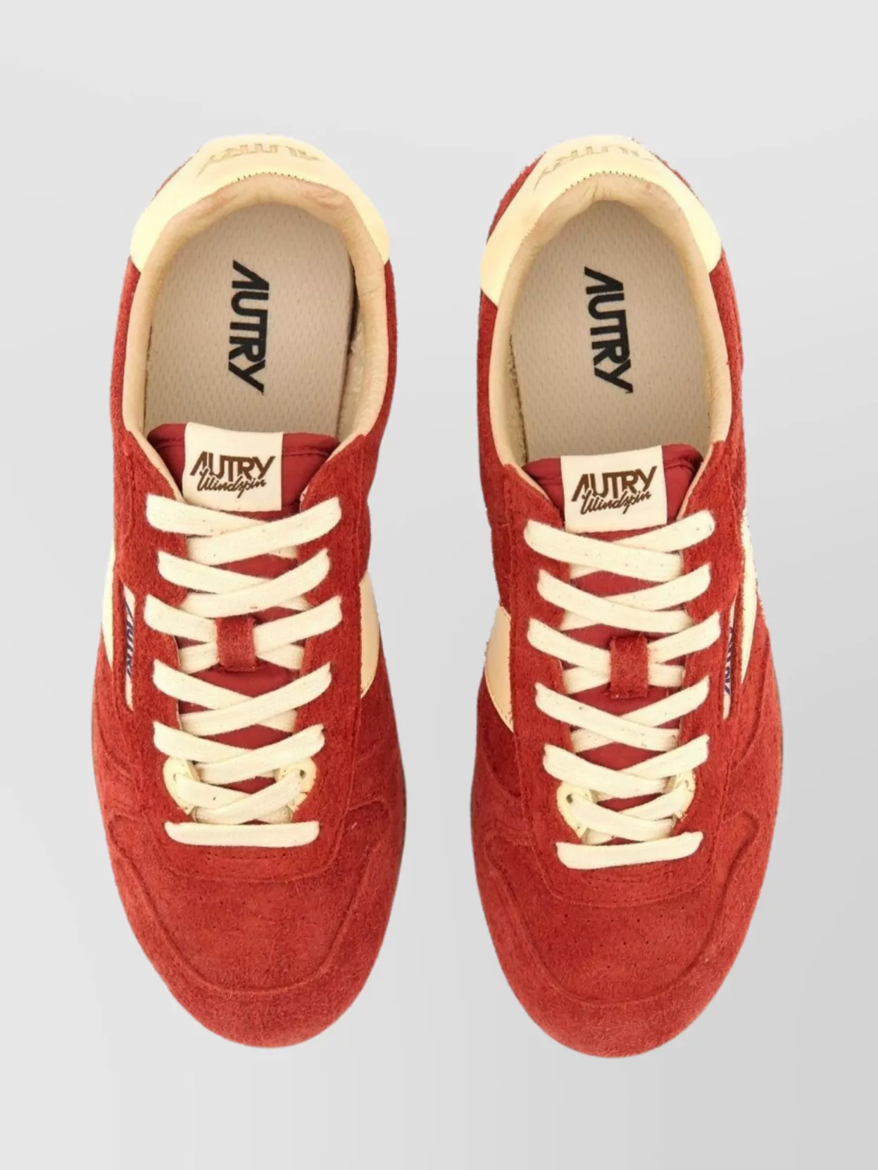 Shop Autry Windspin Suede Low-top Rubber Sole Sneaker