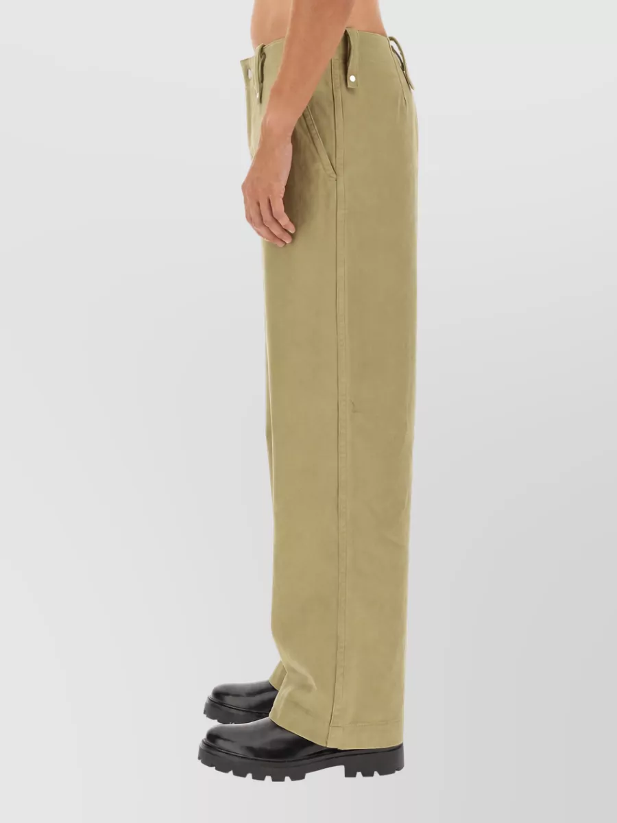 Burberry Cotton Straight-Leg Trousers