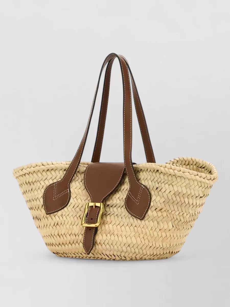 J&M Davidson Straw Beach Bag