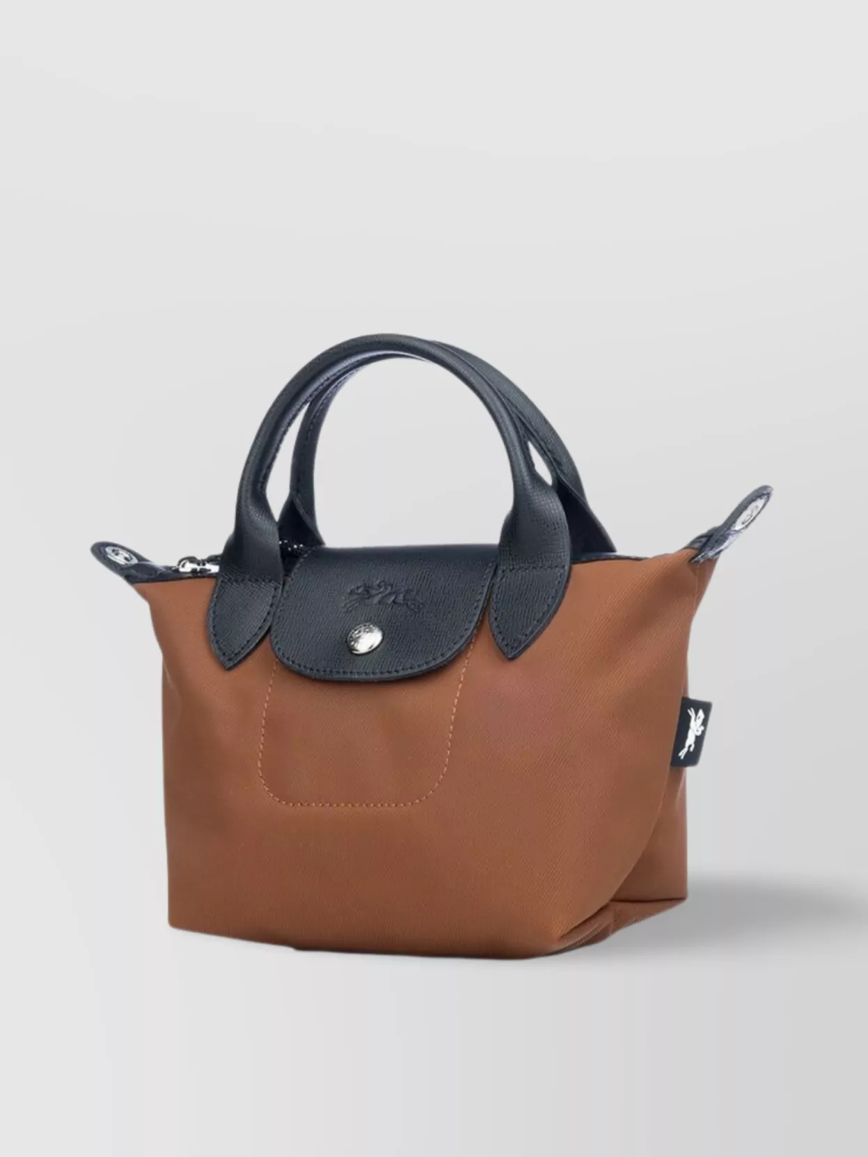 Longchamp Handbags With Top Handle And Contrast Handles