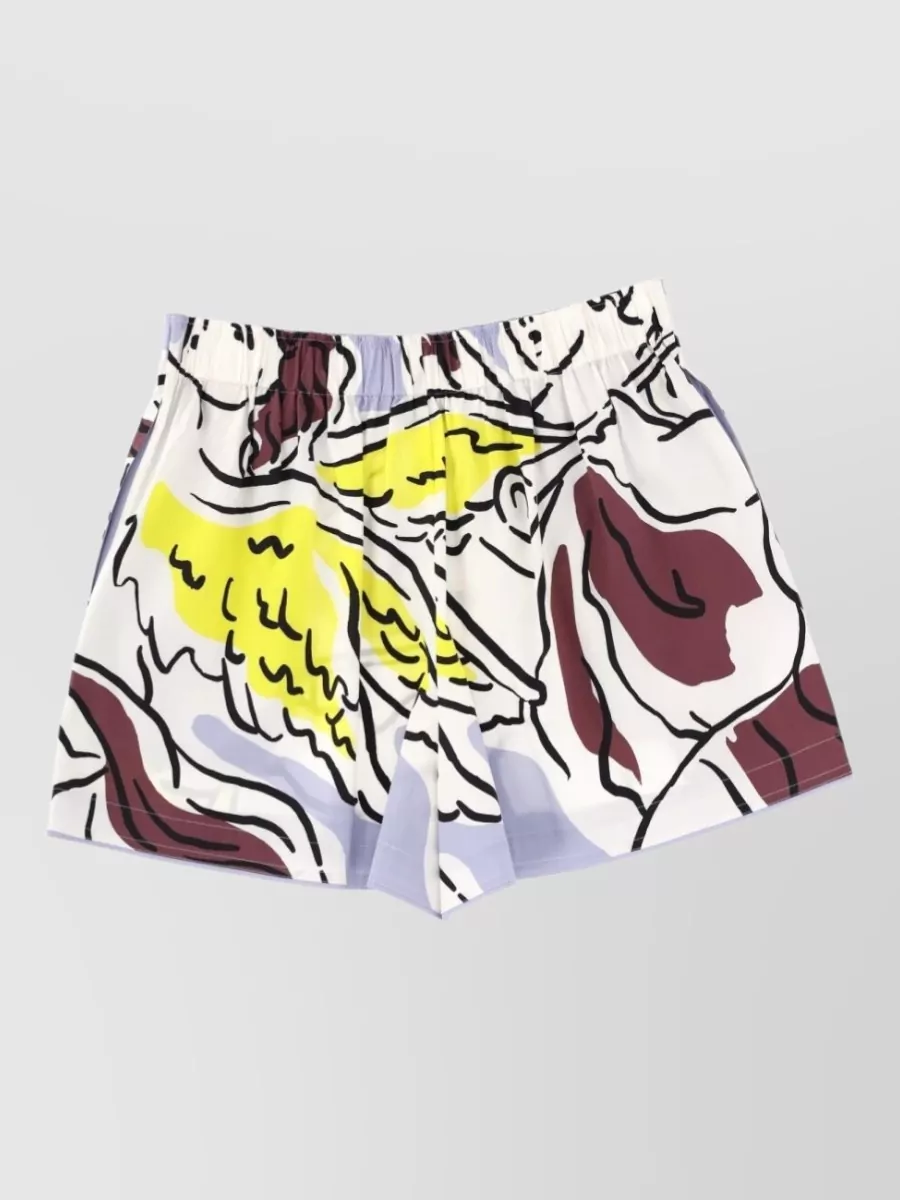 Tory Burch printed knee-length shorts