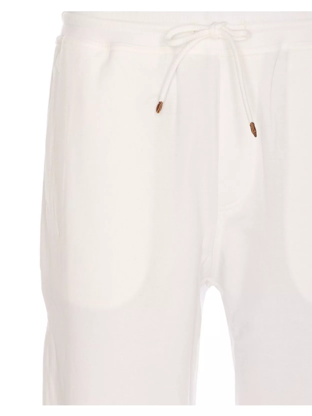 BRUNELLO CUCINELLI BOTTOM CUFFS TRACK PANTS WITH DRAWSTRING WAIST
