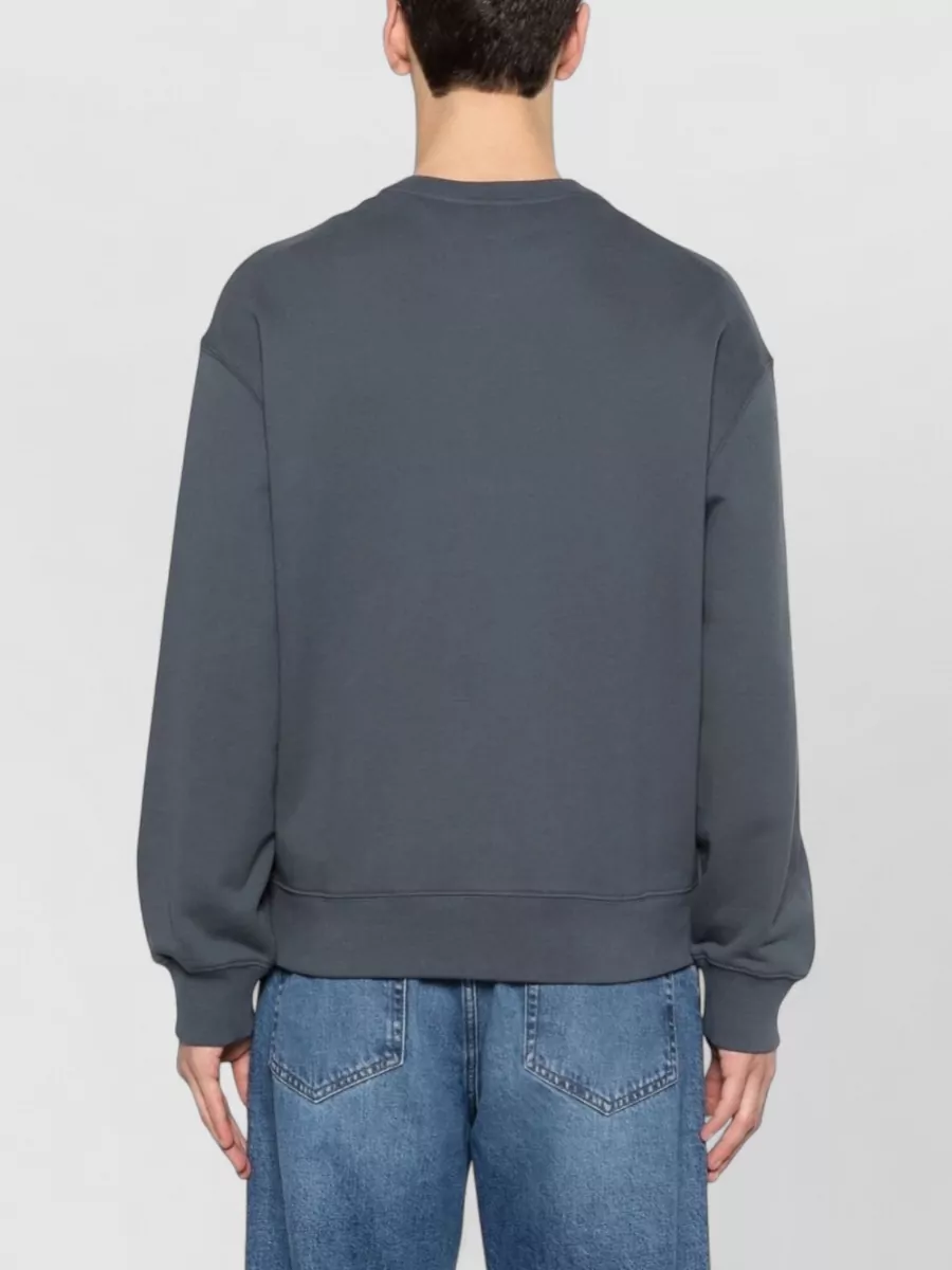 Maison Kitsuné Organic Cotton Logo-Embroidered Sweatshirt