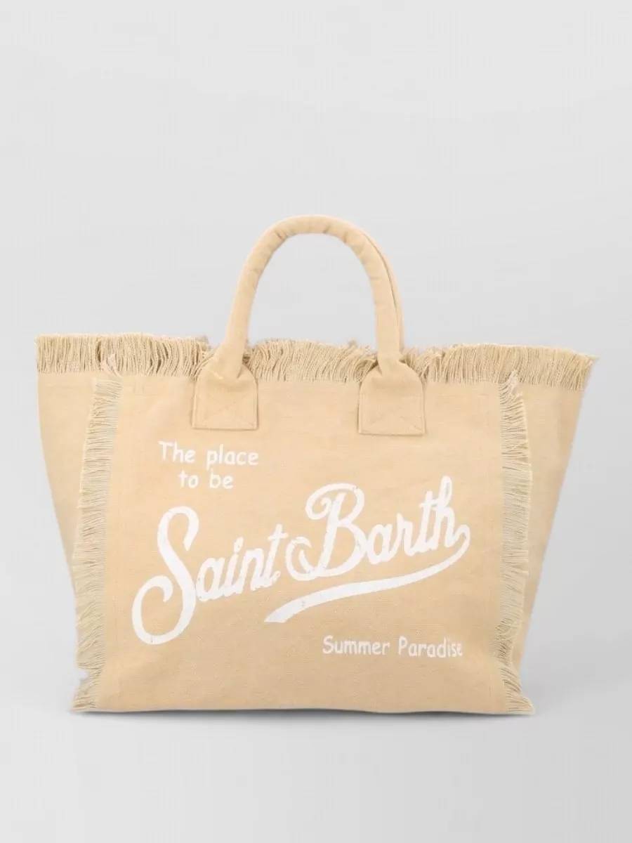 Mc2 Saint Barth Canvas Beach Bag