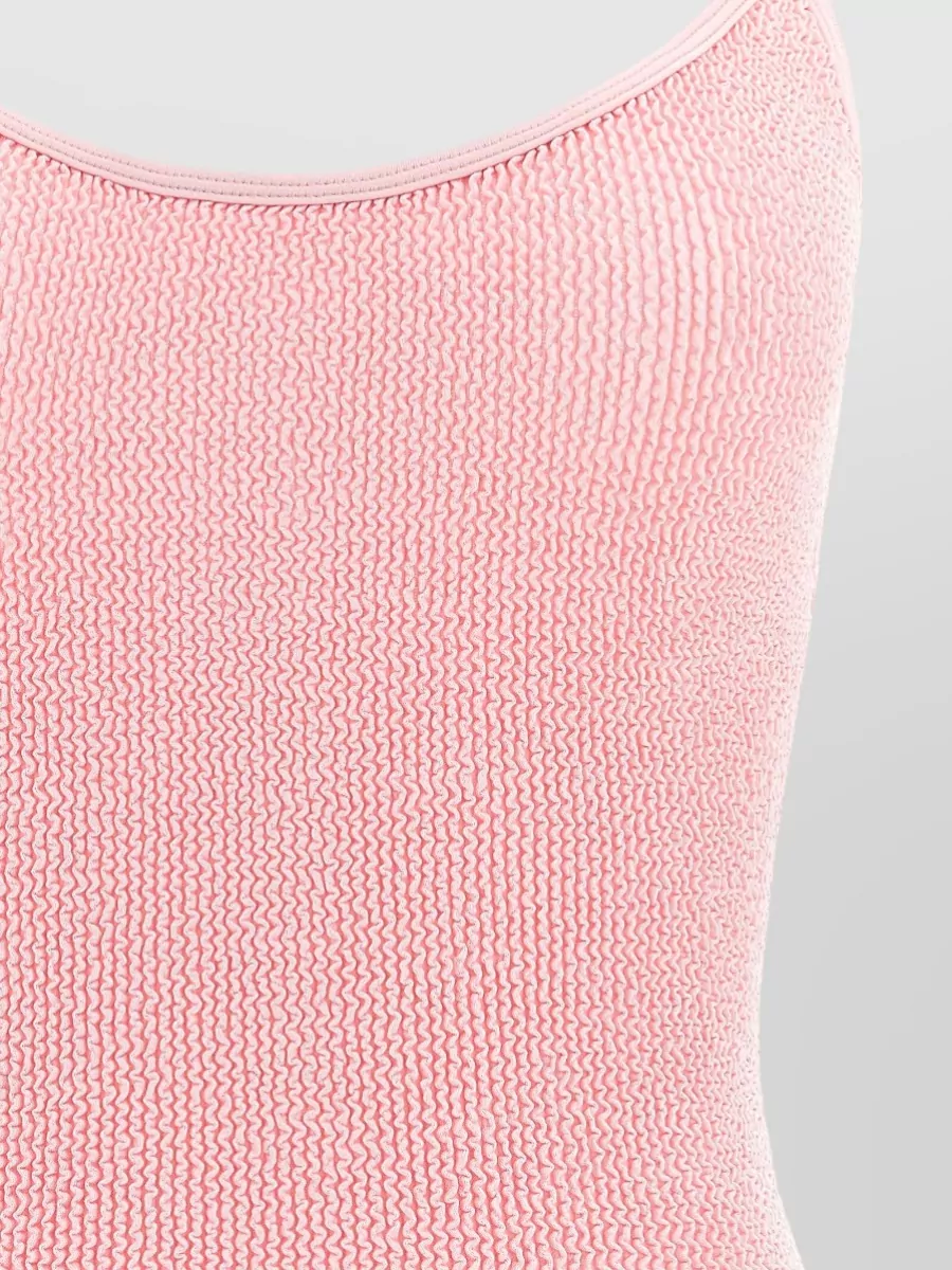 Hunza G Textured One-Piece Swimsuit