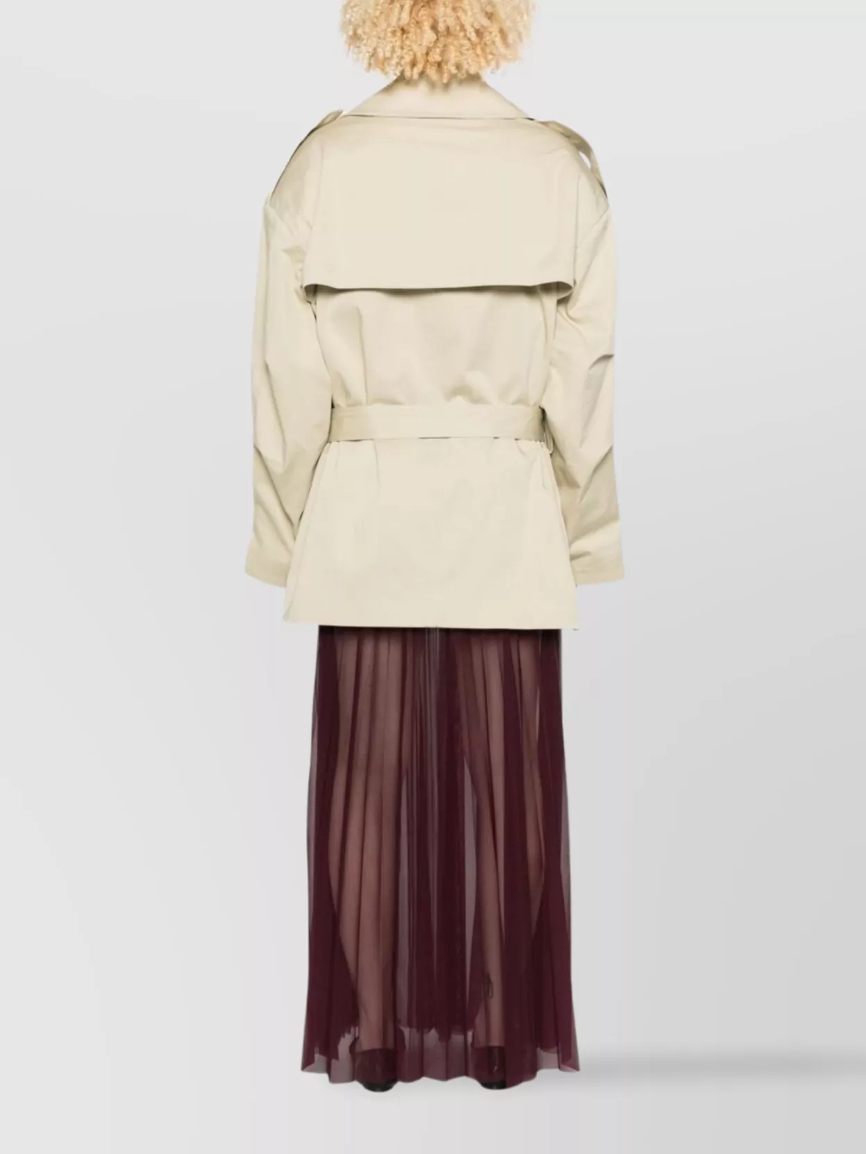 The Frankie Shop Oversized Zurich Trench Coat