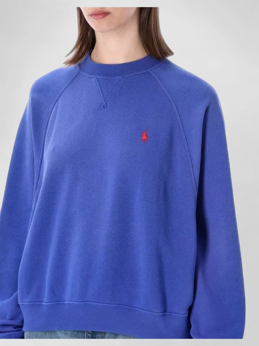Polo Ralph Lauren Ribbed Crew Neck Long-Sleeve Sweatshirt