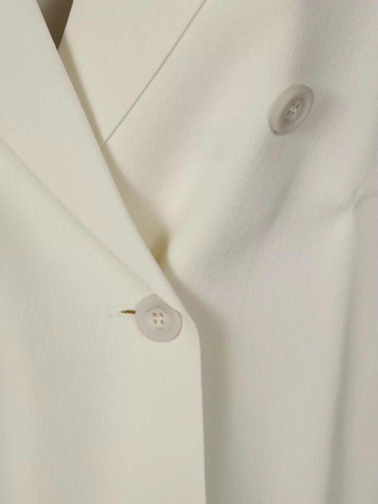 Max Mara Double Breasted Jacket Button Detailing