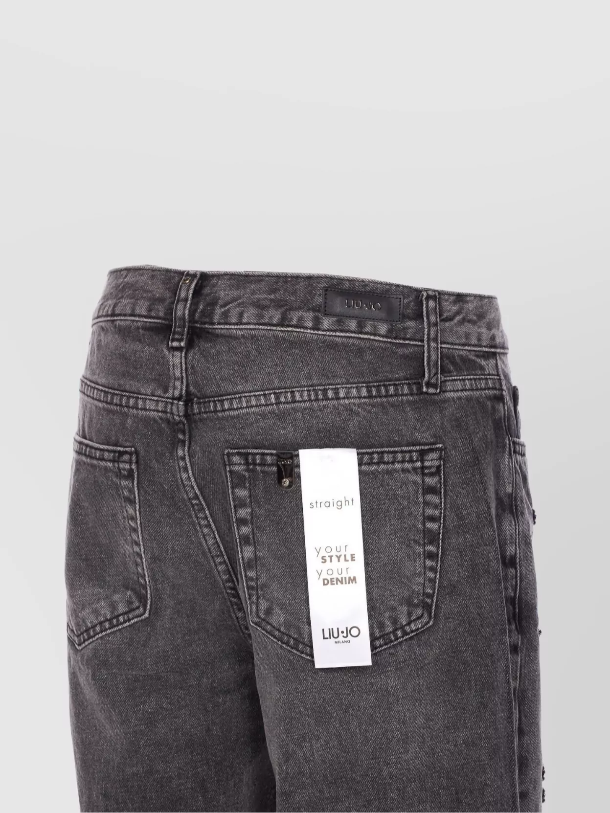 Liu Jo Jeweled Straight Leg Trousers