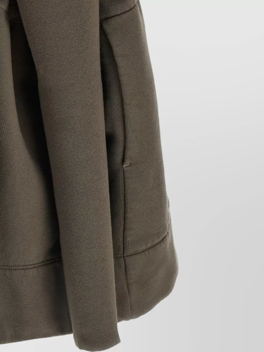 Rick Owens Drkshdw Cotton Asymmetric Zip Sweatshirt Jacket