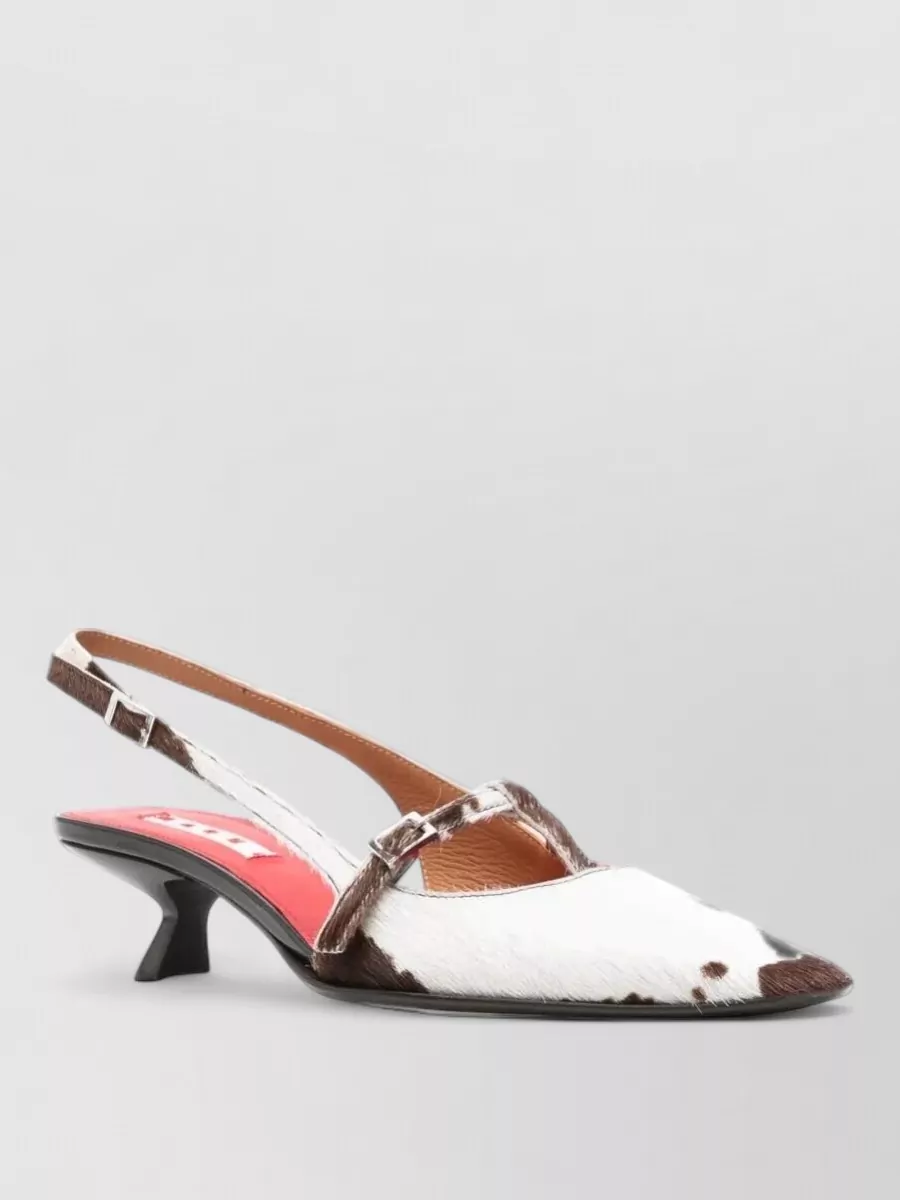 Marni calf hair pumps