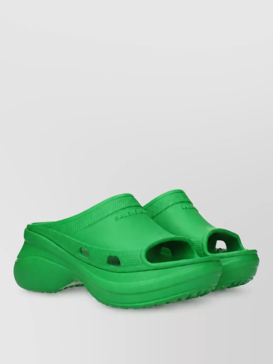 Balenciaga rubber pool sandals