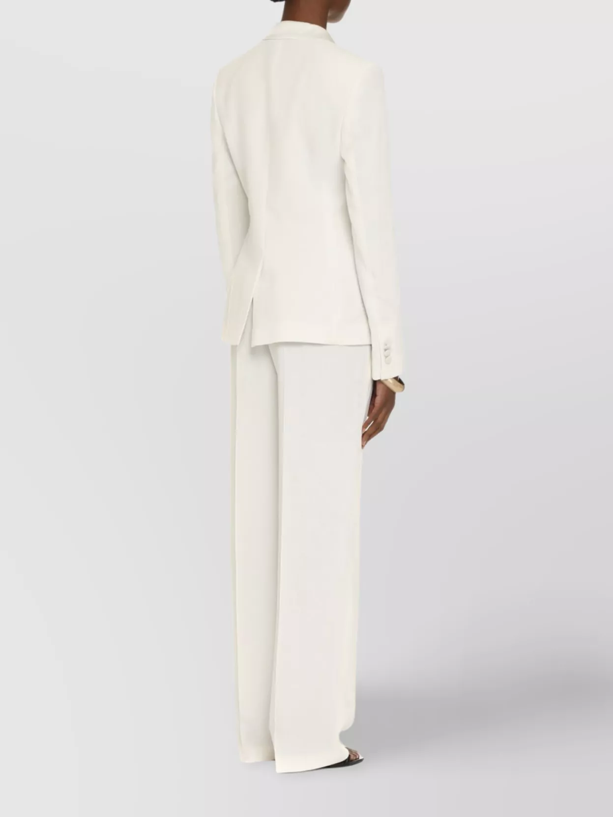 Hugo Boss Straight-leg Trousers With Buttoned Cuffs And Pleats