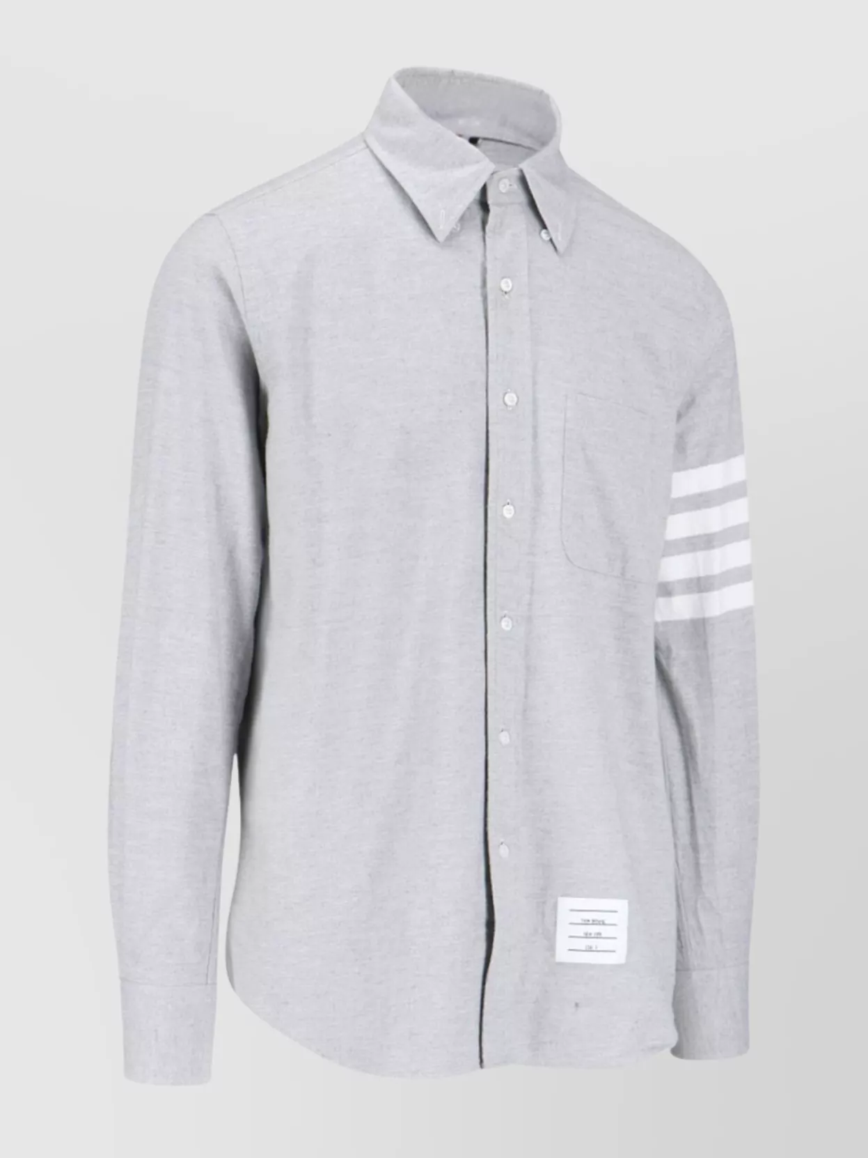 Thom Browne Casual Shirt With Striped Arm Detail