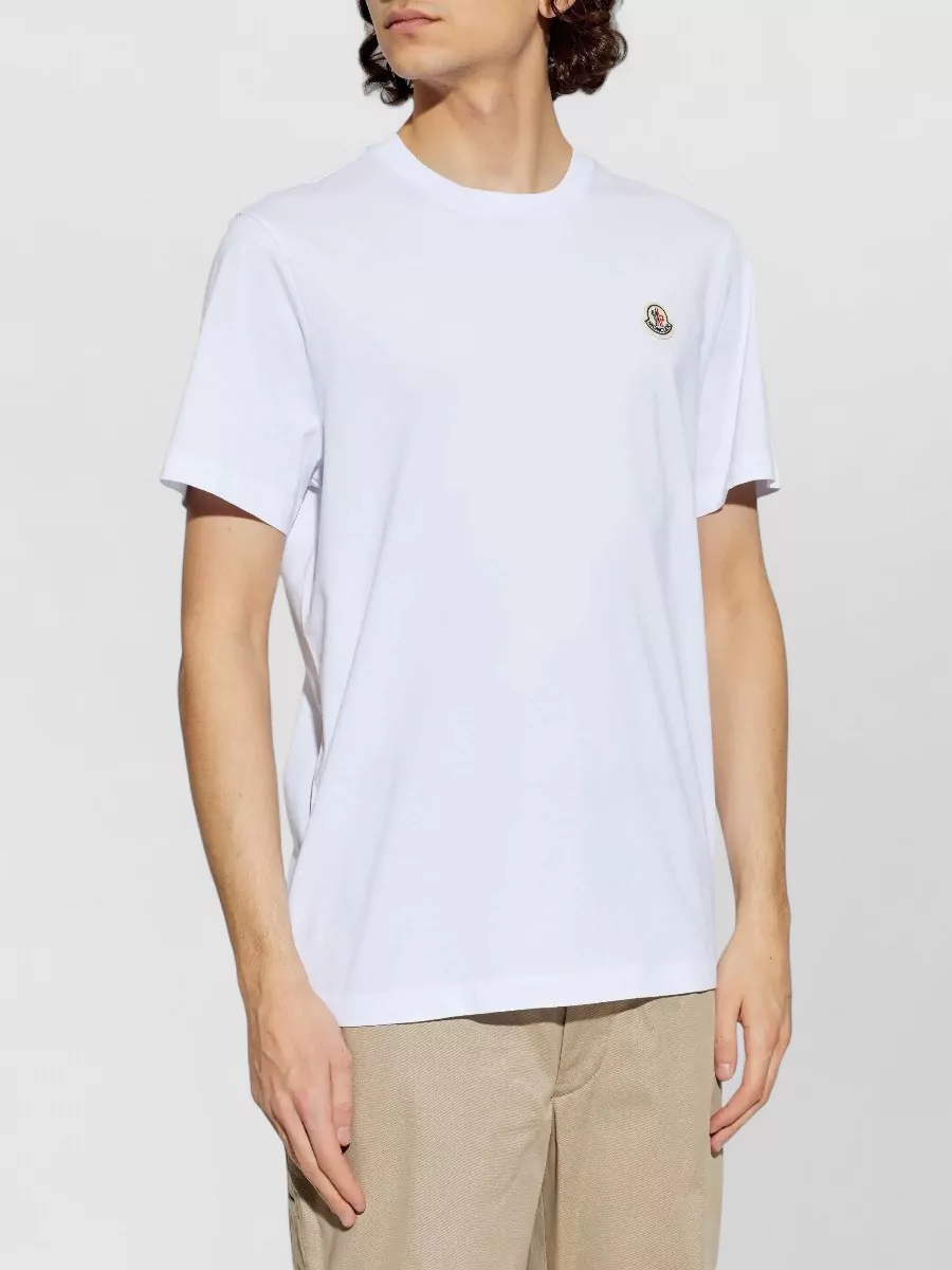 Moncler Cotton Jersey T Shirt Logo Patch Set