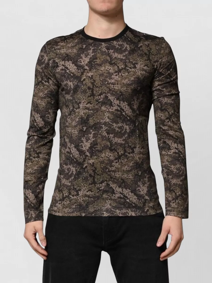 Dolce&Gabbana Camouflage long-sleeve t-shirt