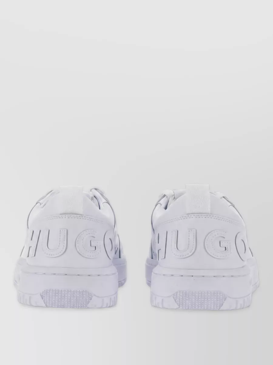 Hugo Leather Lace-Up Sneakers