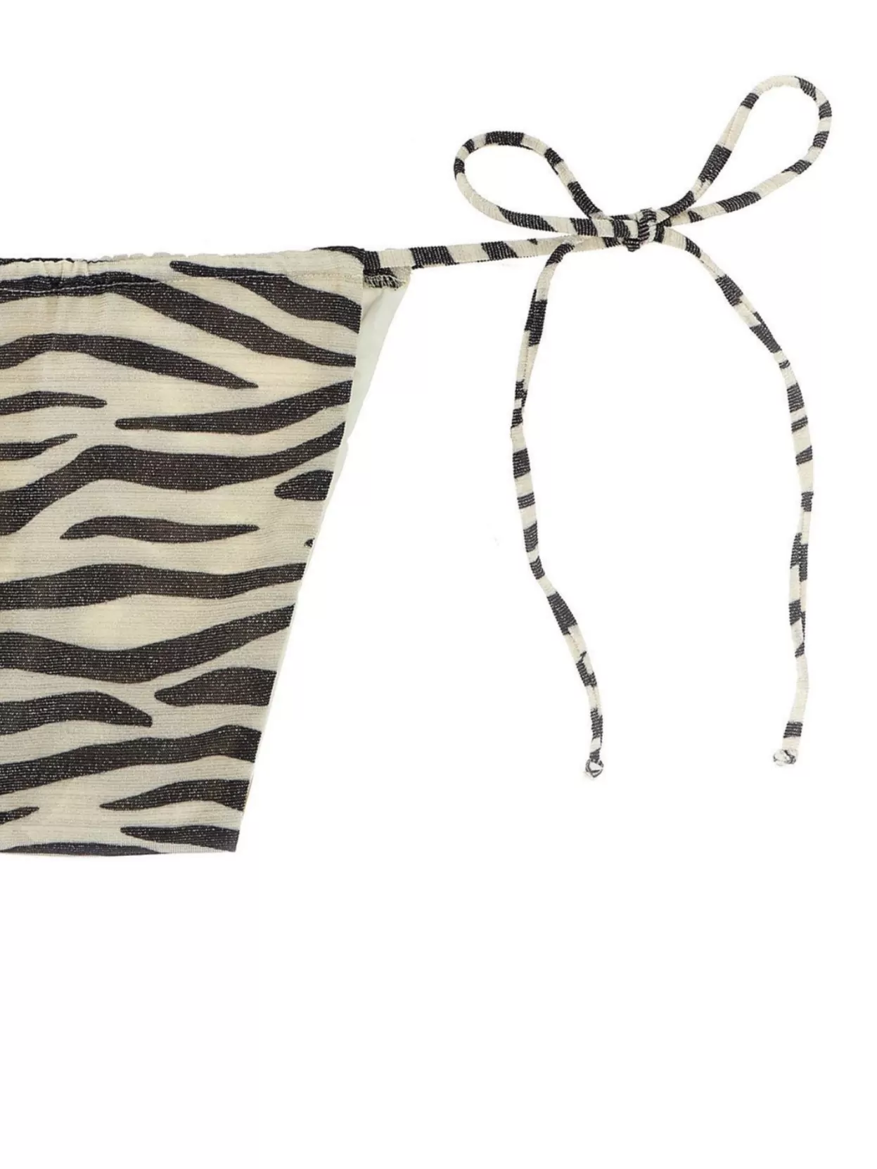 Mc2 Saint Barth 'Colin' Tie-Side Bikini Bottoms With Glitter Finish