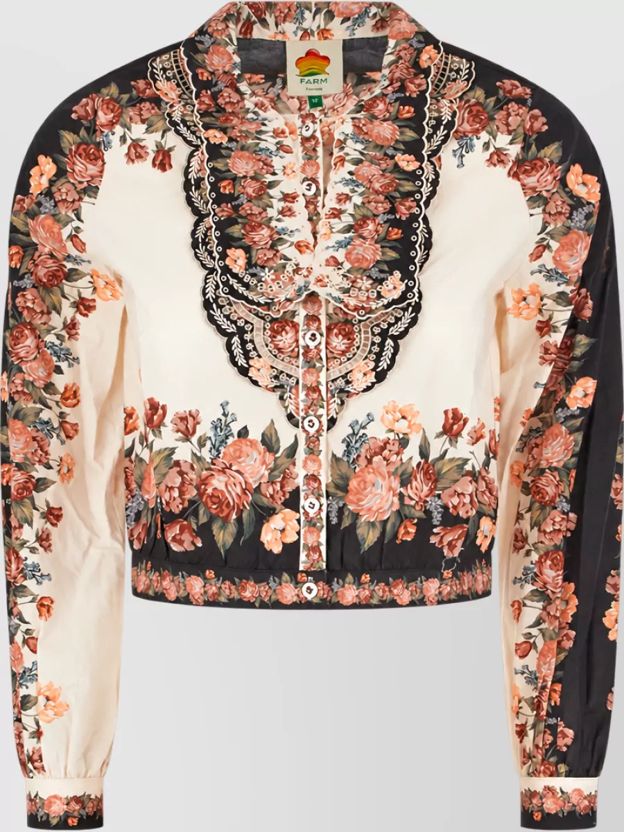 Farm Rio cropped jacket