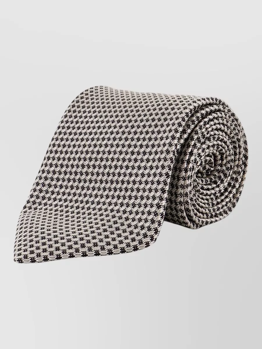 Tom Ford silk micro-pattern tie