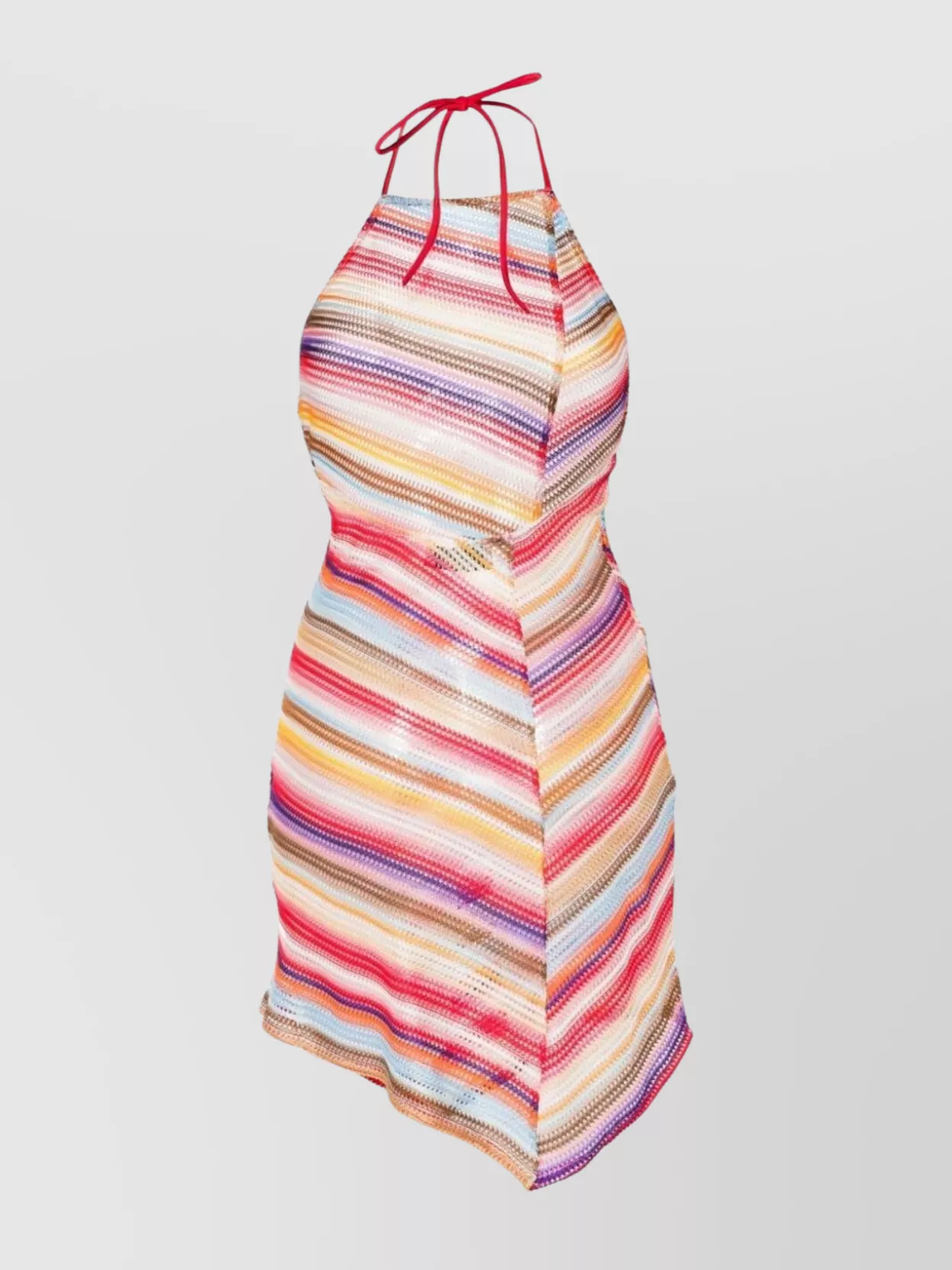 Missoni Striped Crochet Knit Flared Cover-Up