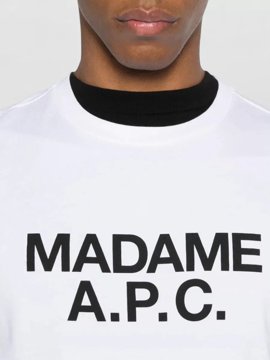 A.p.c. Graphic Crew Neck Short Sleeve T-Shirt