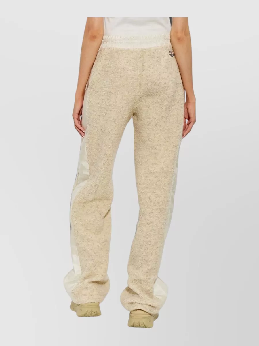 Moncler Teddy-Fleece Wide-Leg Sweatpants