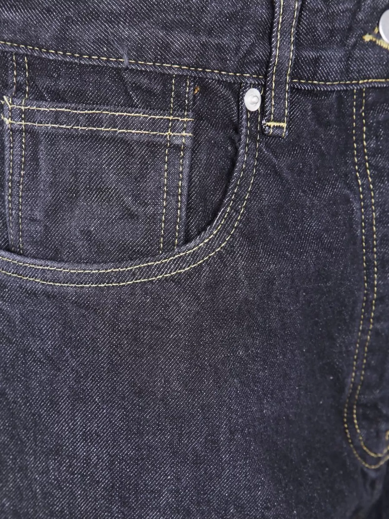 Studio Nicholson Curved Leg Denim Trousers