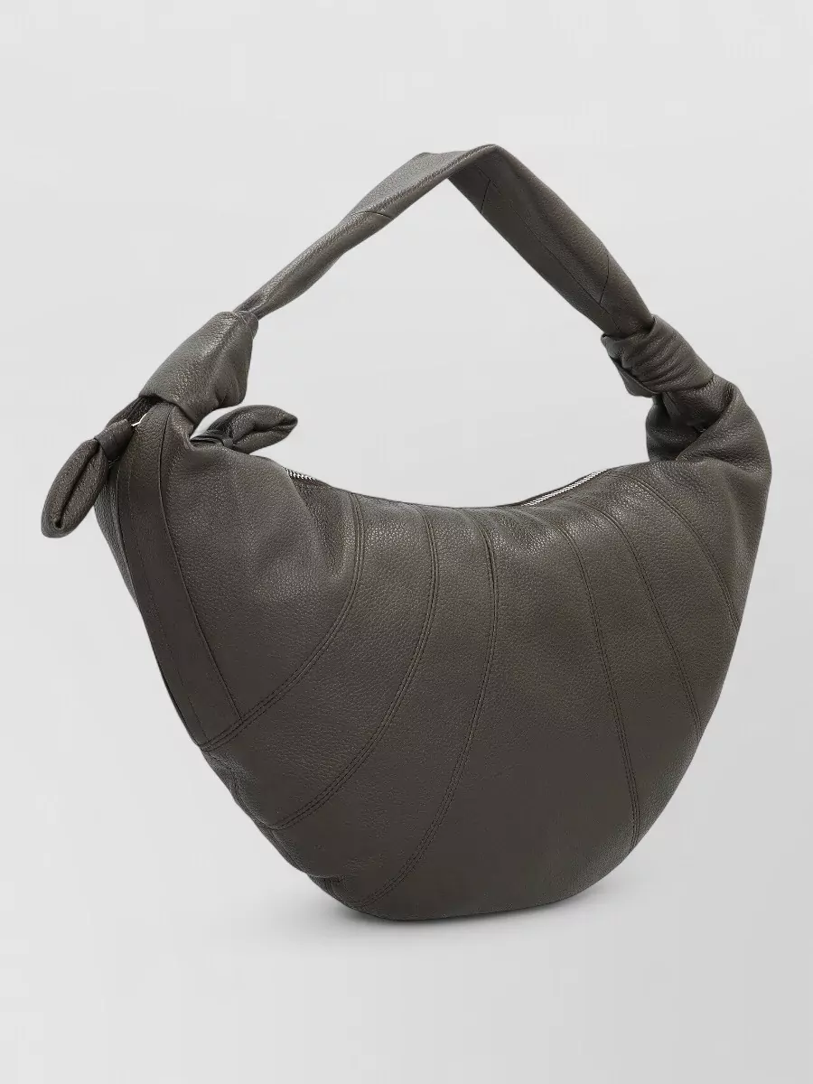 Lemaire Fortune Croissant Leather Shoulder Bag