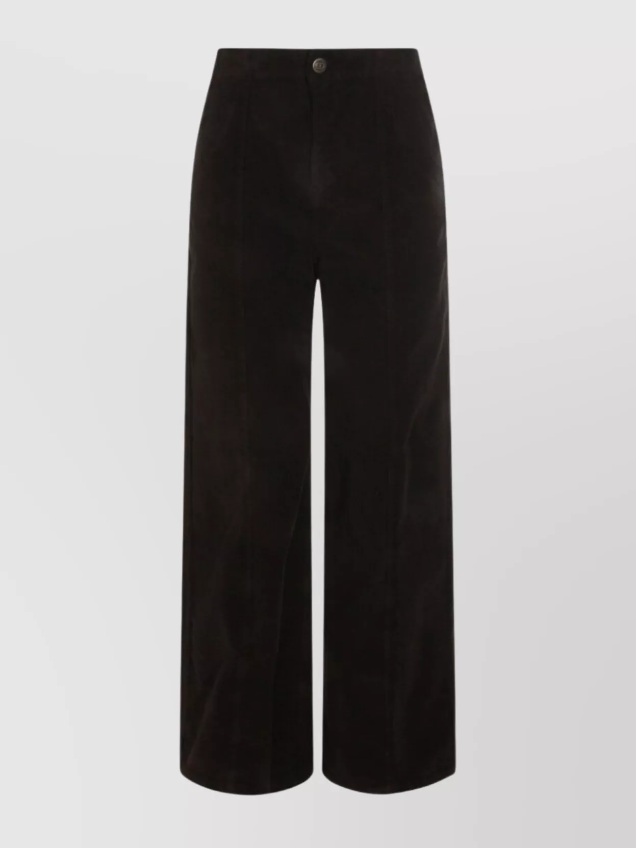 Twinset High Waist Wide Leg Trousers For Casual Wear In Black
