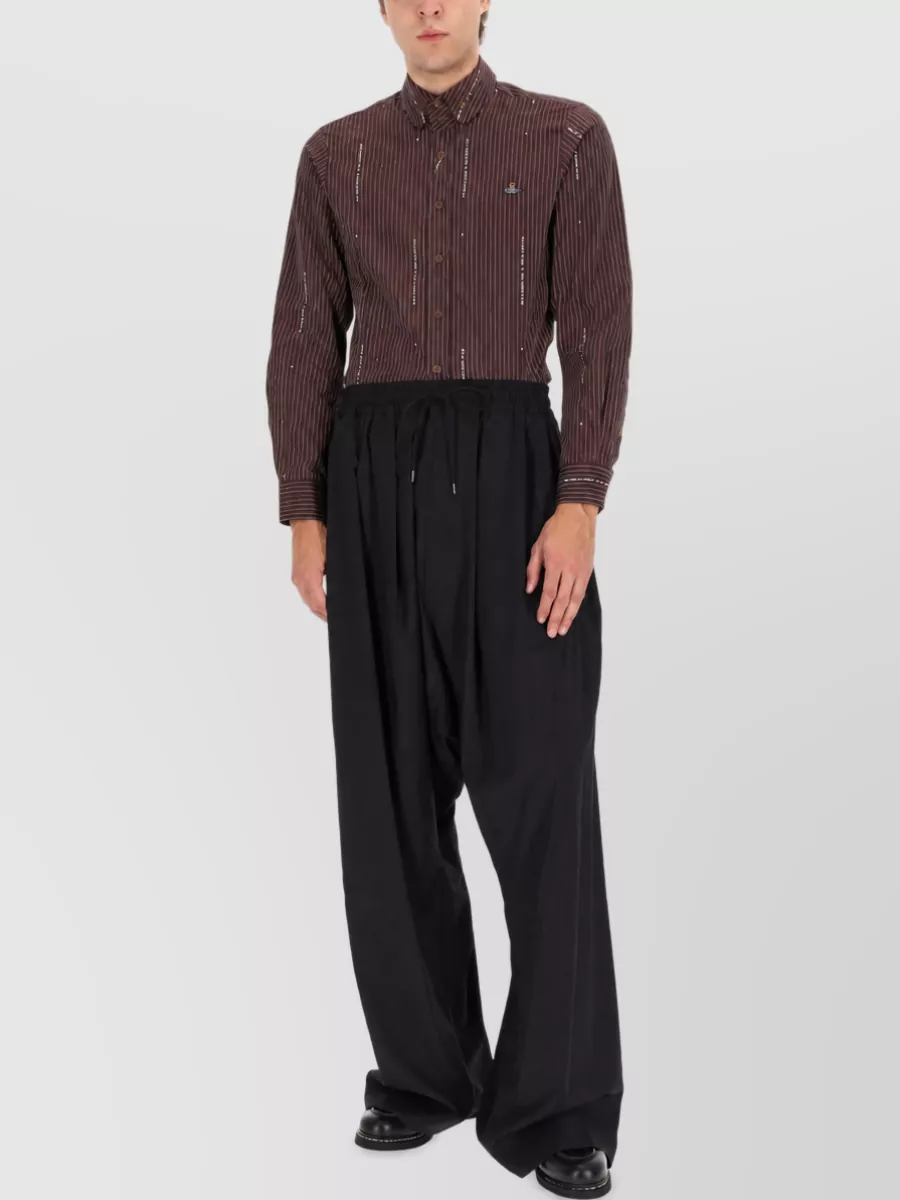 Vivienne Westwood Virgin Wool Loose Fit Trousers