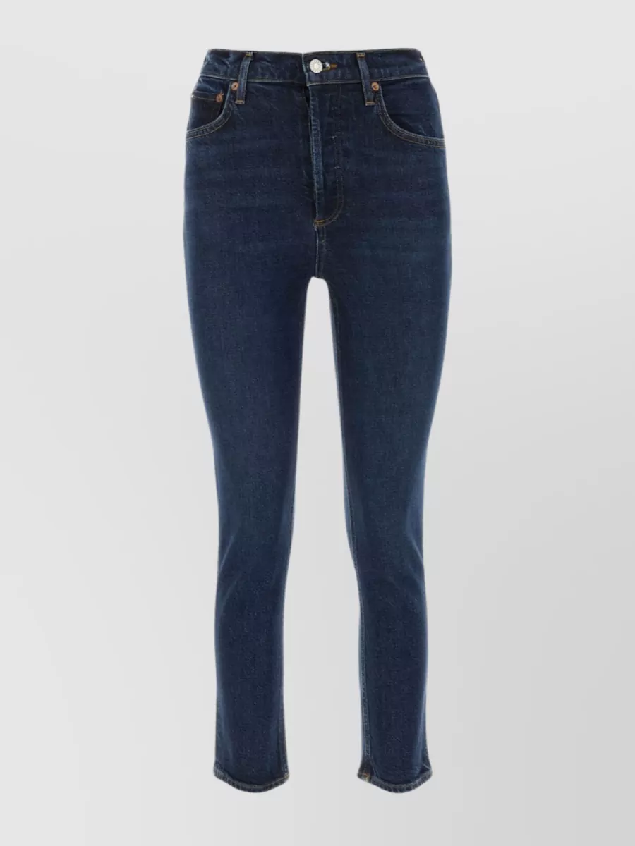 Shop Agolde '90s Pinched Waist Jeans In Blue