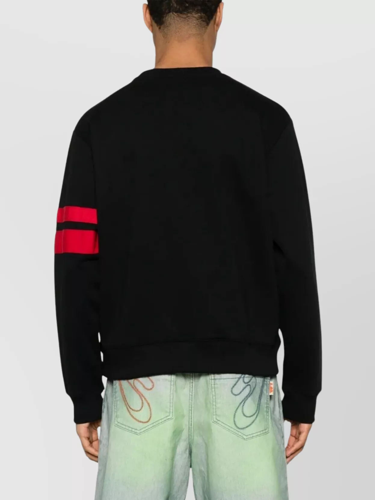 Gcds Regular Crewneck Logo Long Sleeves