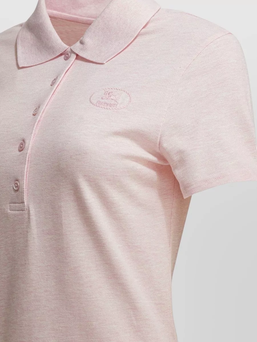 Burberry Cotton Short-Sleeve Polo Knee-Length Dress