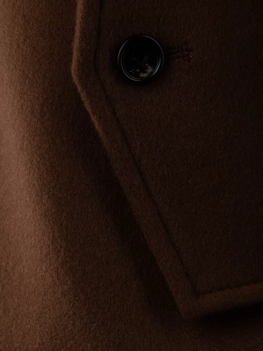 Bottega Veneta Cashmere Wool Relaxed-Fit Single-Breasted Coat