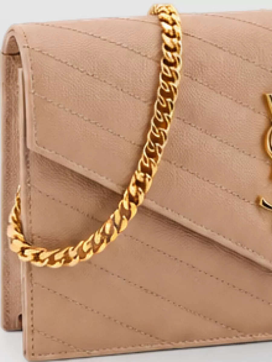 Saint Laurent Cassandre Calfskin Quilted Shoulder Bag