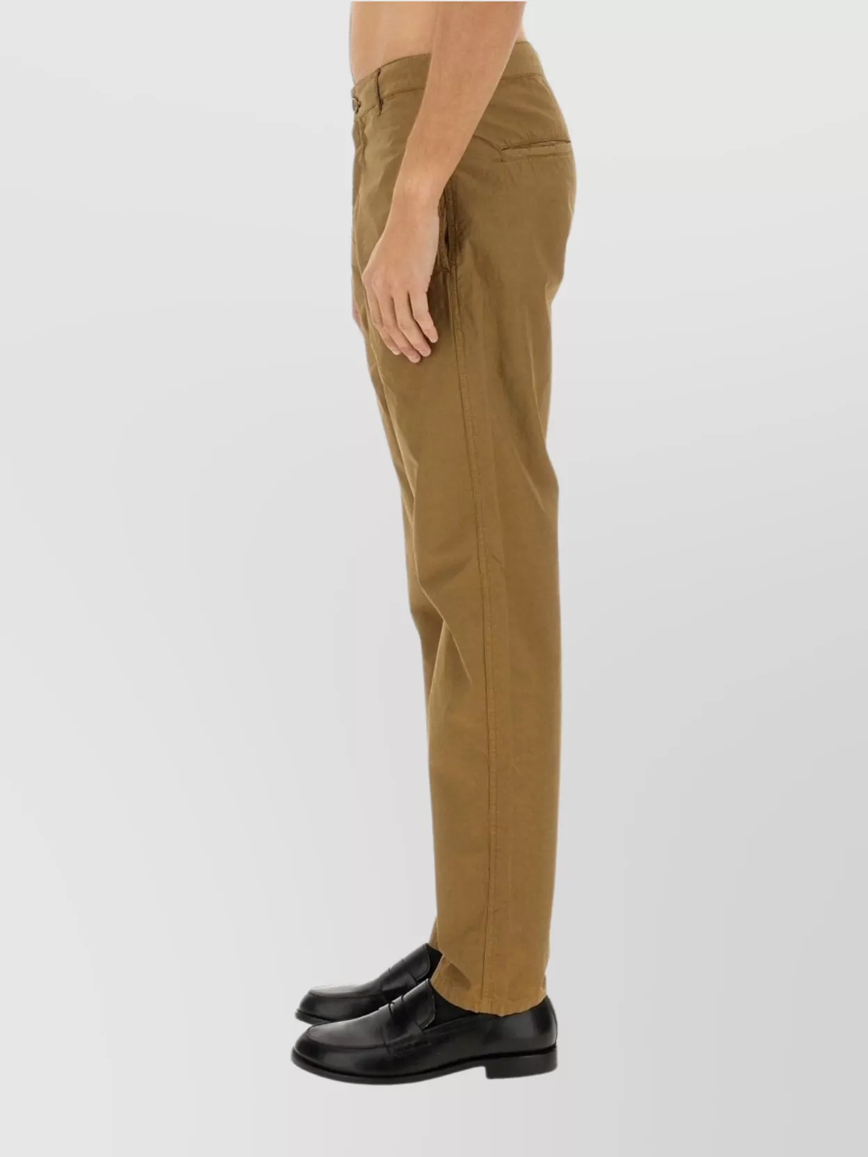 Aspesi Trousers With Functional Pockets And Belt Loops