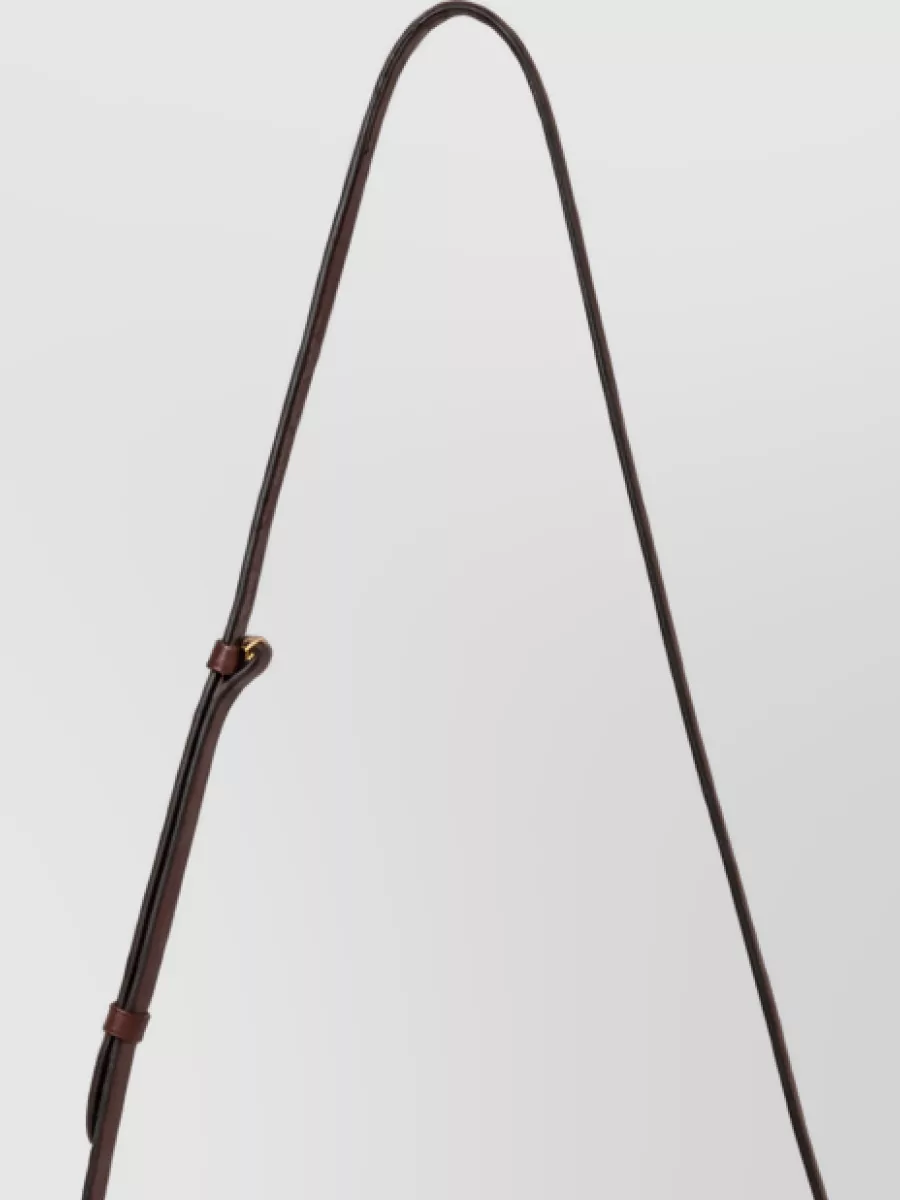 Celine Lamb Leather Soft Triomphe Crossbody Bag