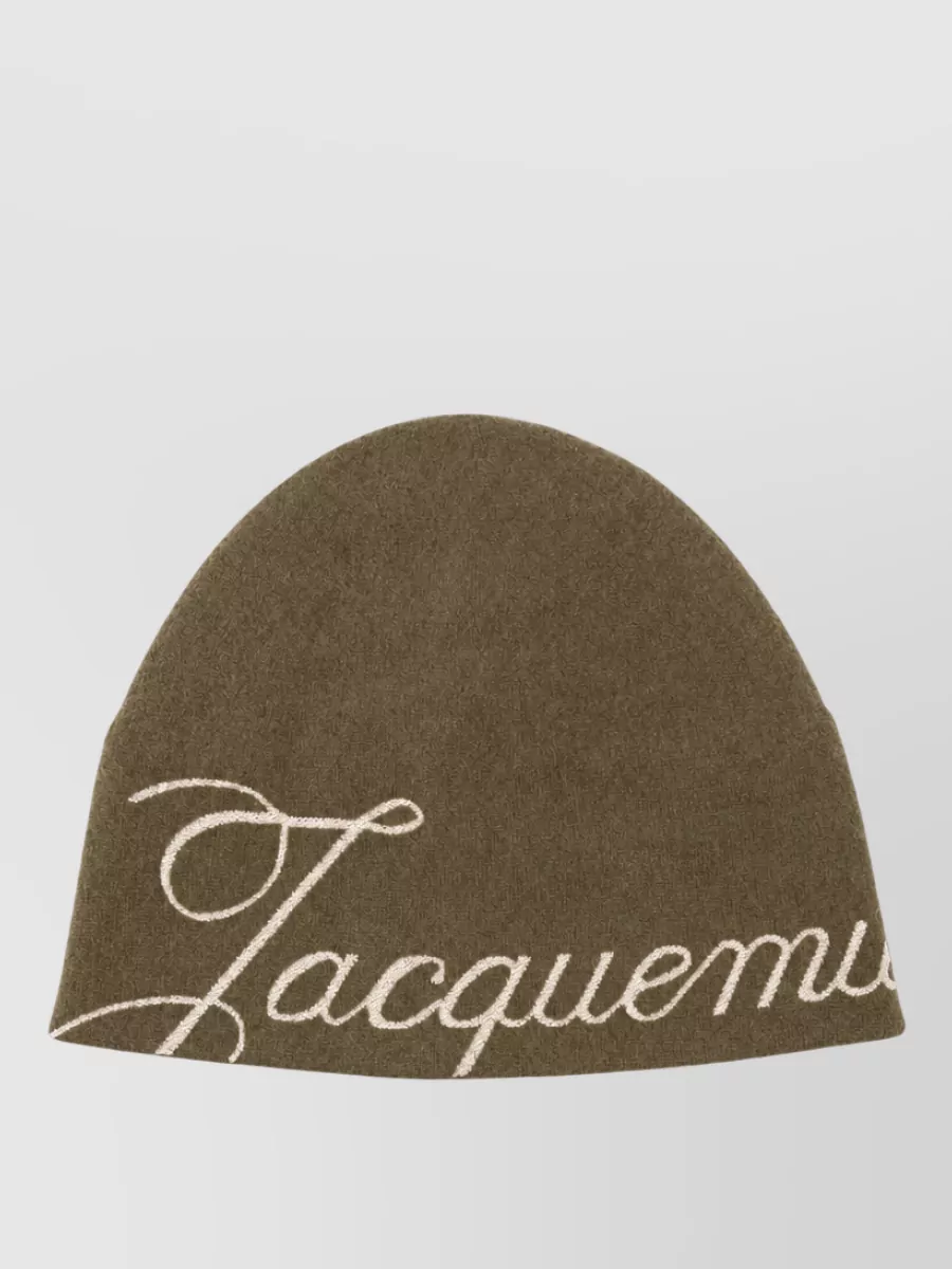Jacquemus cashmere knit beanie
