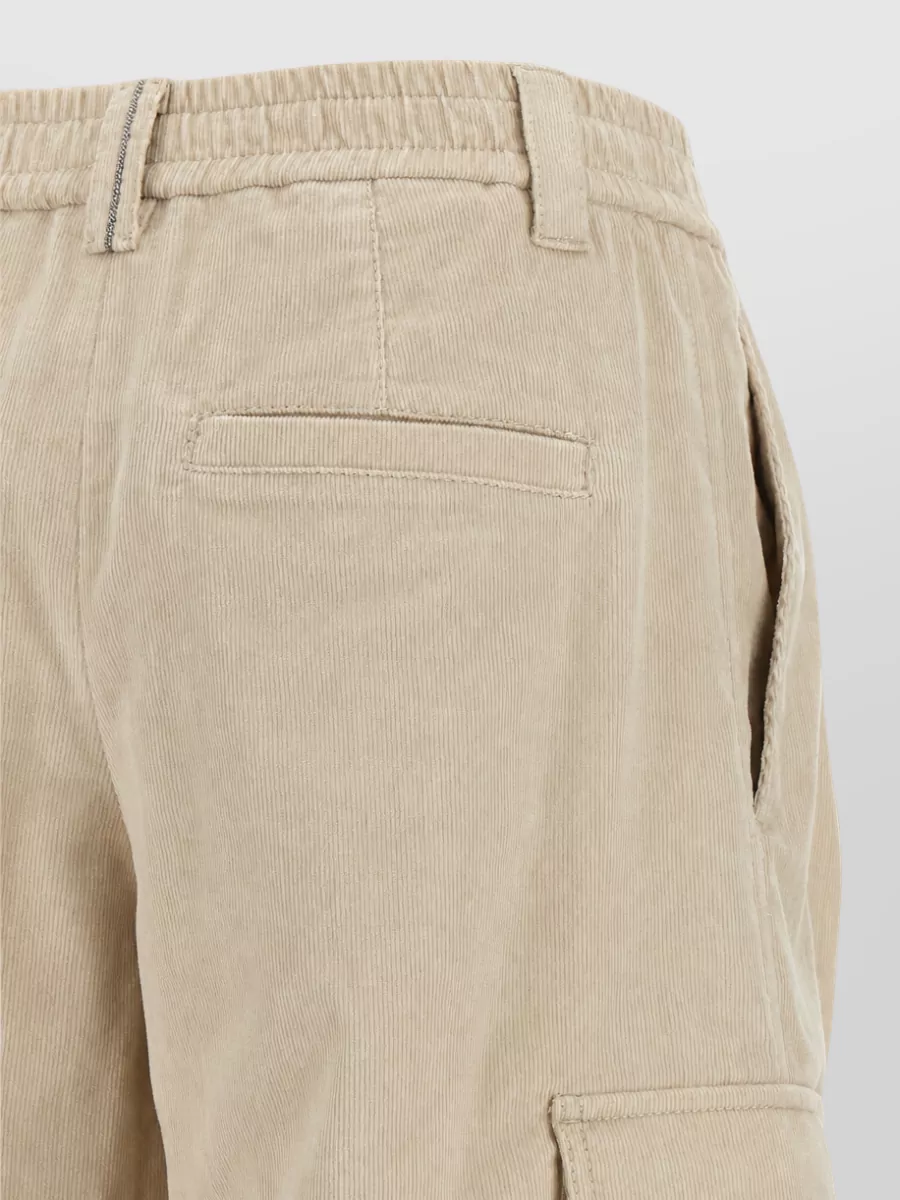 Brunello Cucinelli Baggy Cargo Wide-Leg Trousers
