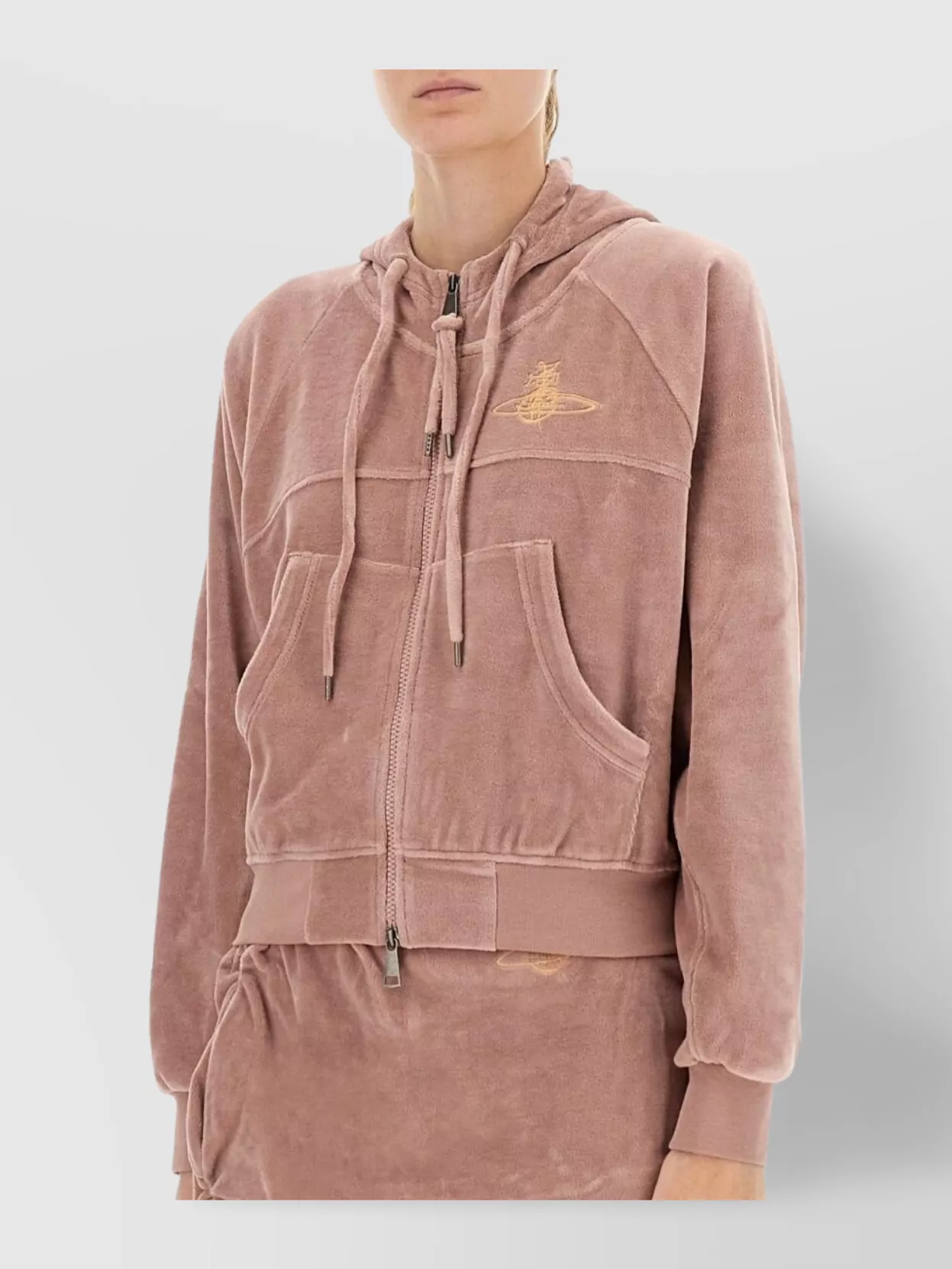 Vivienne Westwood Hooded Sweatshirt Kangaroo Pocket Design