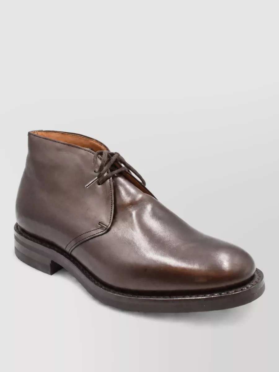 Church's leather derby shoes